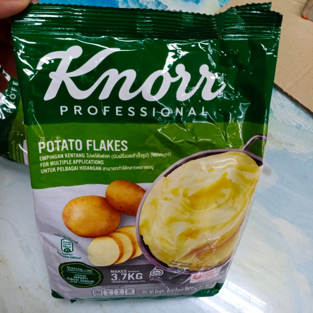 มันฝรั่งบดสำเร็จรูป คนอร์ Knorr Potato Flakes 500g(Germany ) HALAL Ready to shipmant พร้อมส่ง