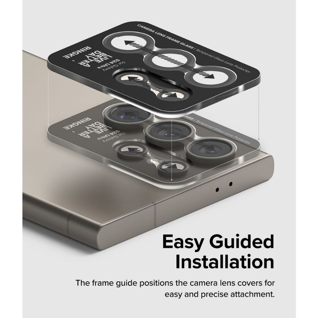Ringke กระจกเลนส์กล้องสำหรับ Galaxy S24 Ultra รุ่น Camera รูปที่ 8