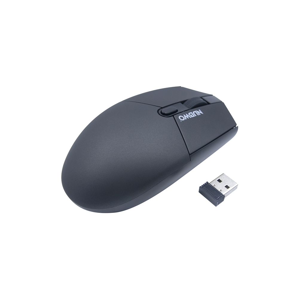 เมาส์ไร้สาย NUBWO Mouse NMB014 Gray by Banana IT