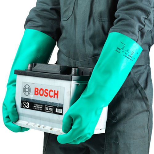 ถุงมือกันสารเคมี ANSELL รุ่น ALPHATEC SOLVEX 37-165