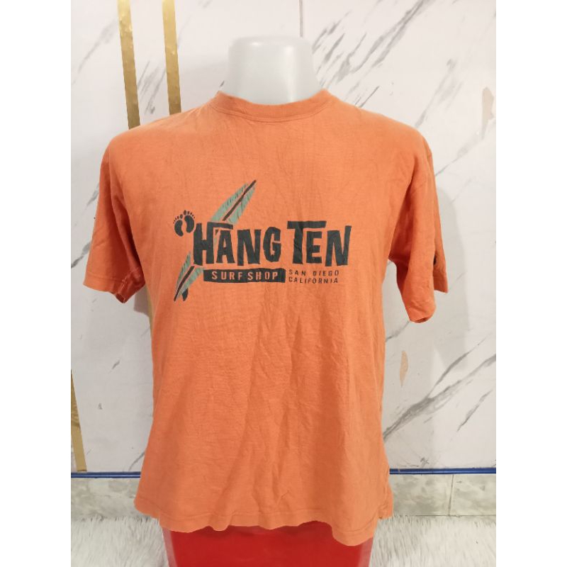 เสื้อยืดแขนสั้นยี่ห้อ HANG TEN มือสองกระสอบนำเข้า