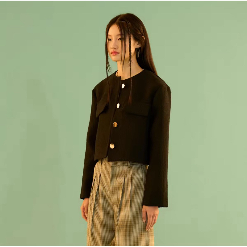 bnk brand milan tweed cardigan