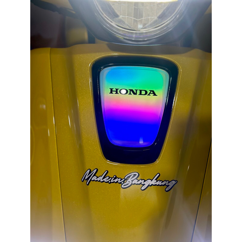 ไฟโลโก้ RGB Honda Giorno 2023-2026 ปรับผ่านแอพได้120โหมด เปิด-ปิดได้ ไม่ต้องตัดสายไฟพร้อมวิธีติดตั้งและวิธีใช้แอพ(AP168)