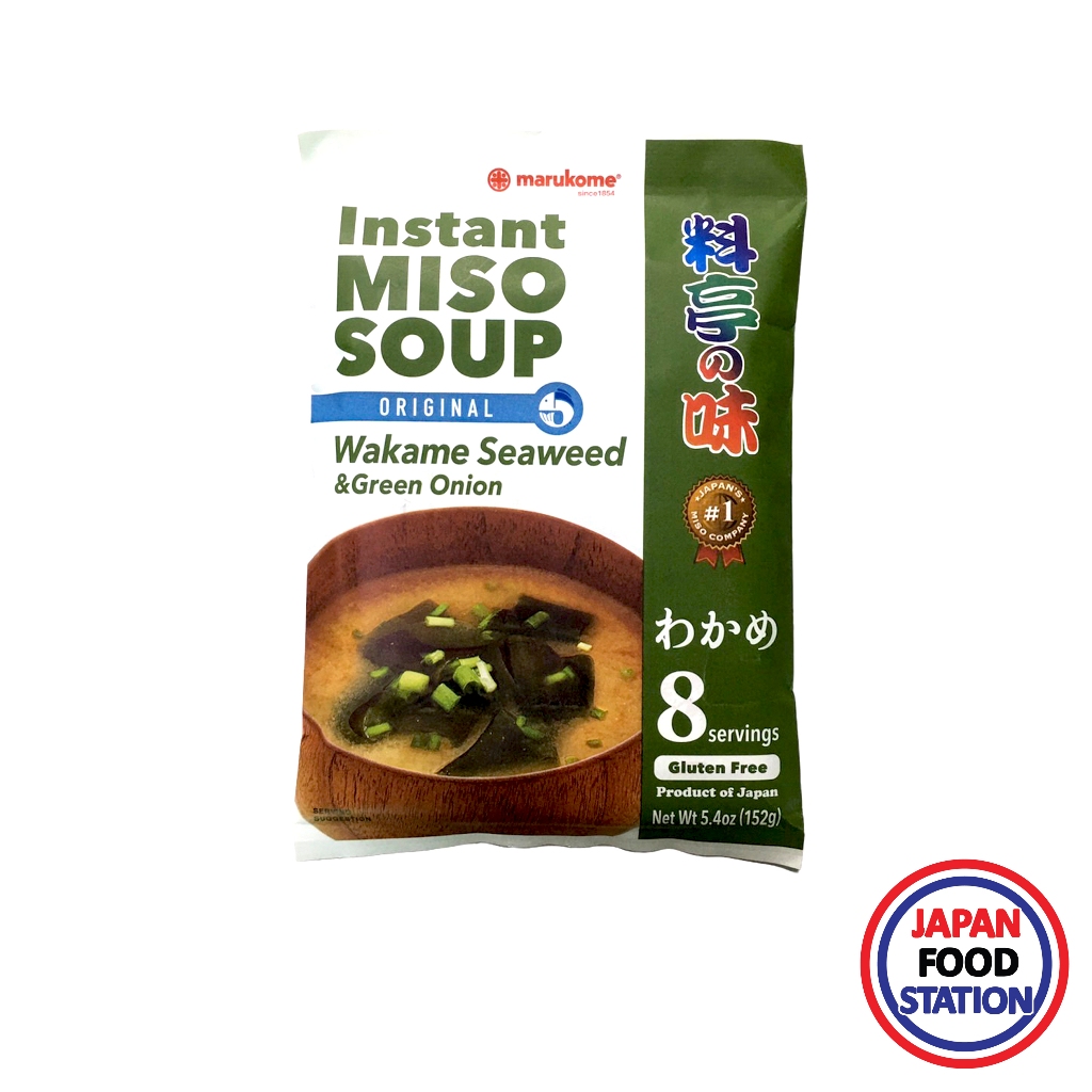 MARUKOME RYOTEI NO AJI MISO SOUP WAKAME 152G (13961) ซุปมิโสะกึ่งสำเร็จรูปผสมสาหร่ายวากาเมะ  JAPANESE INSTANT SOUP