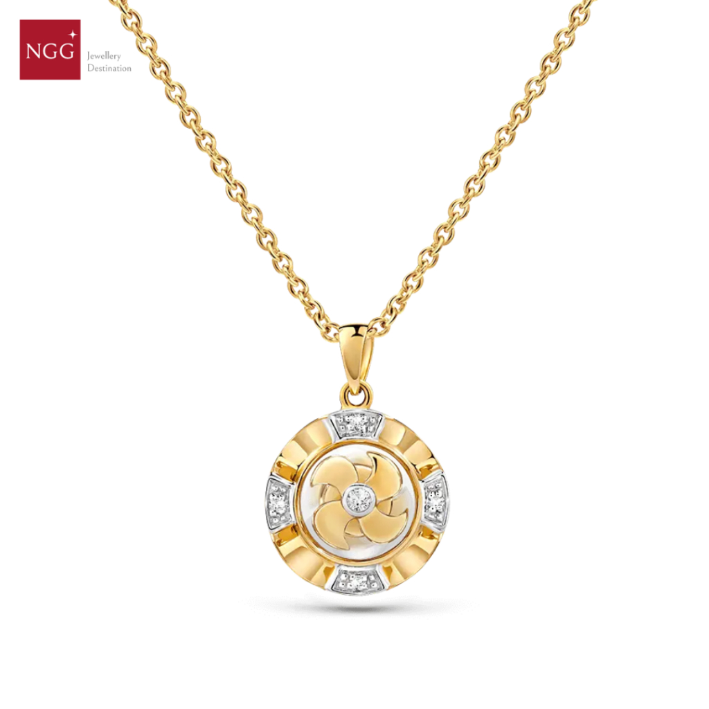 NGG Fortunate Turbine Collection Wealthy Turbine Diamond Pendant - จี้เพชรแท้ (มีใบรับประกัน)