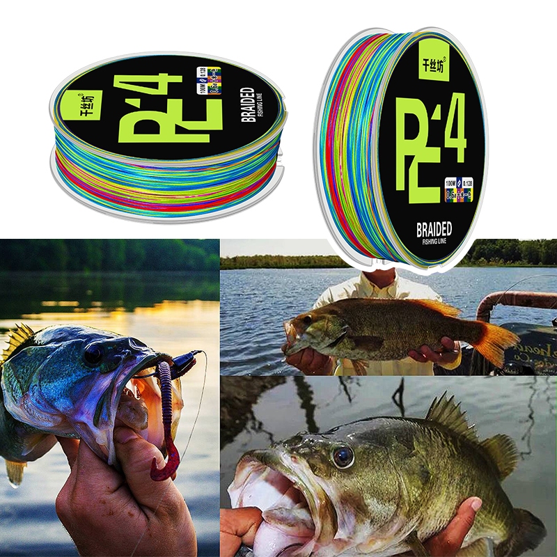 สาย pe ถัก 4 เอ็นตกปลา สายพีอี ถัก4 ยาว100เมตร Fishing Lines - รูปที่ 6