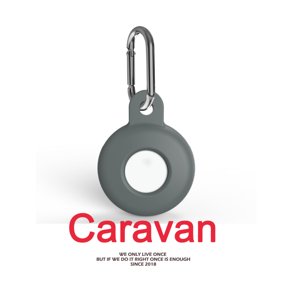 Caravan Crew for Air Tag case with keychain เคสแอร์แทค มีให้เลือก 6 สี