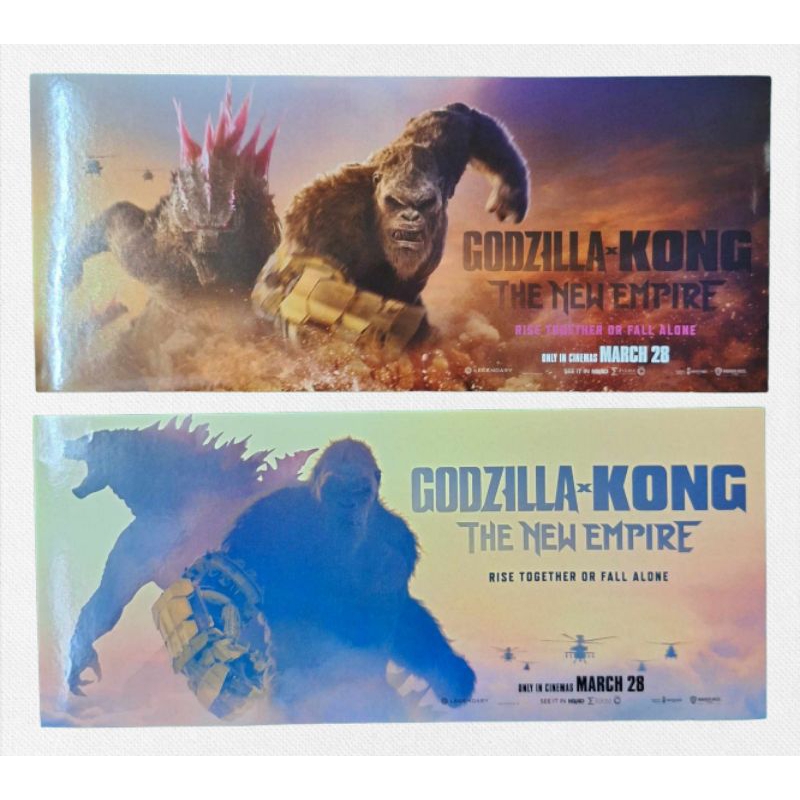 สติ๊กเกอร์ Sticker Godzilla x Kong The New Empire ก็อดซิลล่า ปะทะ คอง 2 แท้จาก SF Cinema Godzilla vs