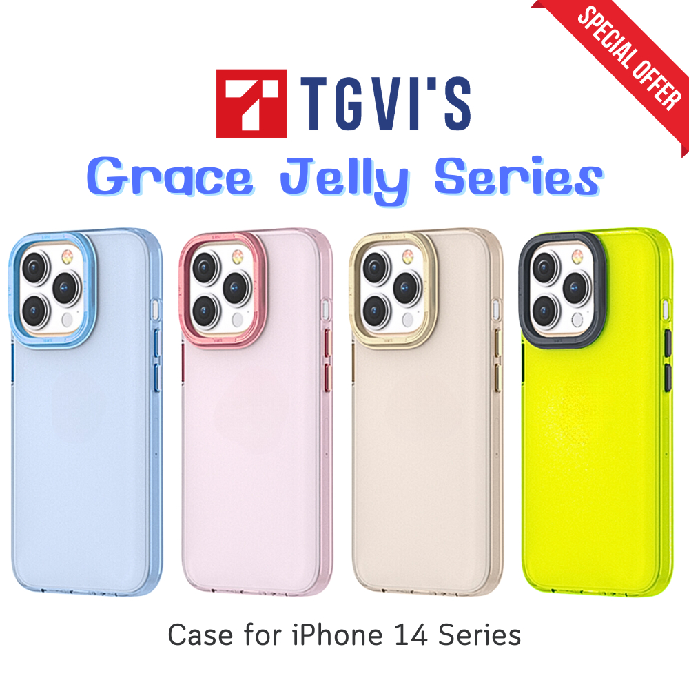 TGVi'S Grace Jelly Case เคส สำหรับ iPhone 14 Series