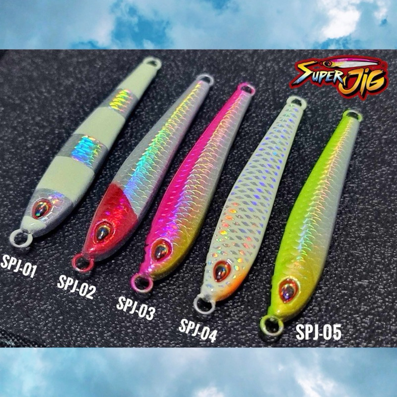 เหยื่อไมโครจิ๊ก SuperJig 7,10,15,20,30 กรัม (ไม่มีเบ็ด)