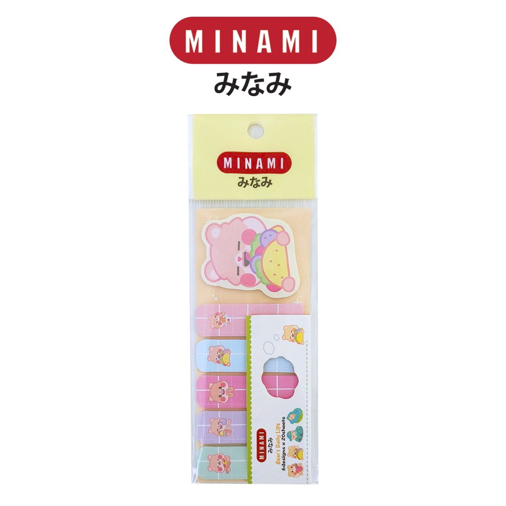 MINAMI (มินามิ) สติ๊กเกอร์โน๊ต MI-61   จำนวน 1 แพ็ค/คละลาย