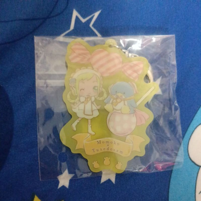 พวงกุญแจอะคริลิกแม่มดน้อยMomoko x Tuxedosam (OjamajoDoremi)