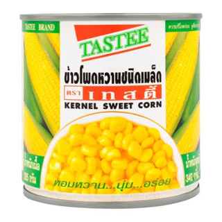 F Tastee sweet corn 340g. (1กระป๋อง) ข้าวโพดหวานแกะเมล็ด fl …