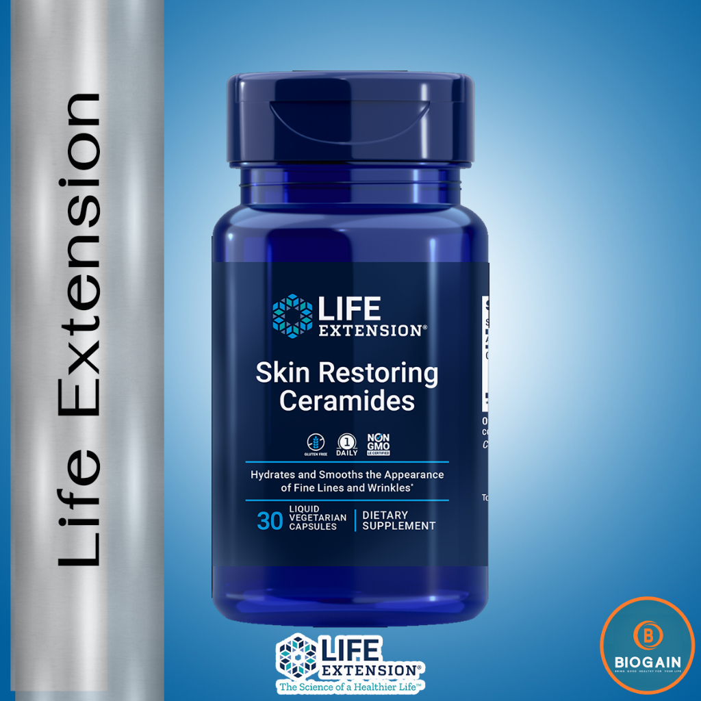Life Extension Skin Restoring Ceramides / 30 Liquid Vegetarian Capsules