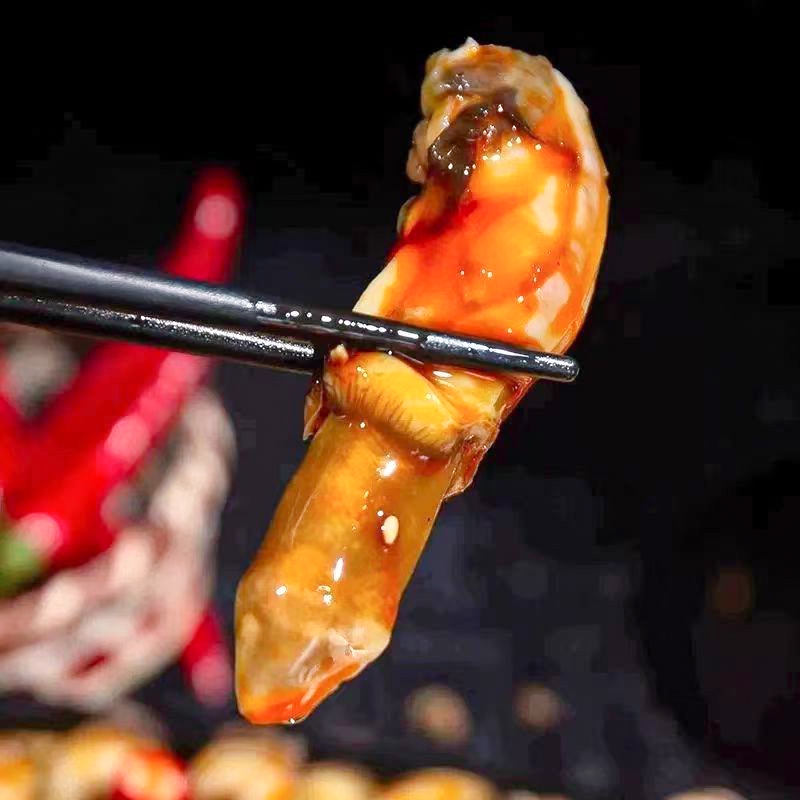 เปาฮื้อเส้น หรือหอยแอสปารากัสในน้ำเกลือ (ไซส์ใหญ่) #เป่าฮื้อ #หอยชิลี海洋鲍鱼条หอยเป๋าฮื้อแท่ง - รูปที่ 4