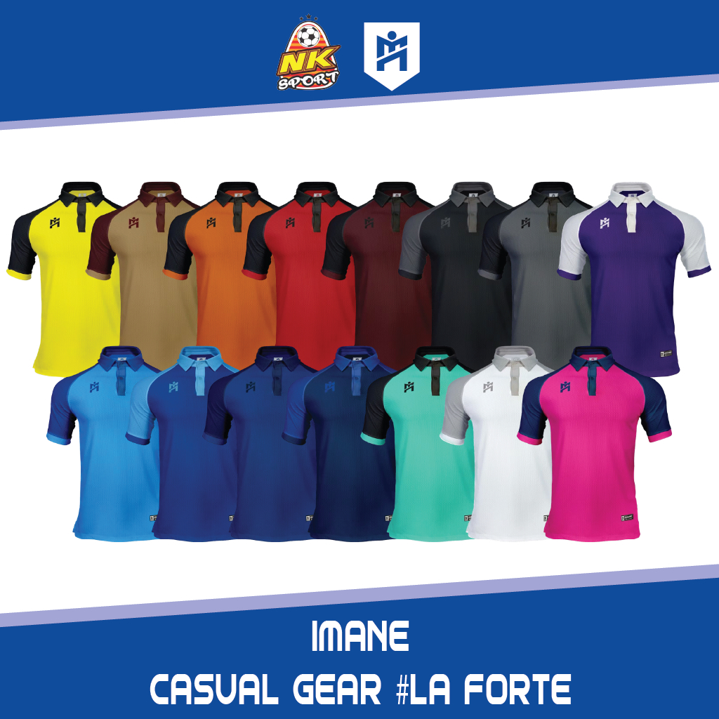 IMANE LAFORTE (IMA3 003) เสื้อโปโล รุ่น ลาฟอร์เต้ เสื้อโปโล สำหรับใส่ลำลองหรือใส่เล่นกีฬาก็ได้