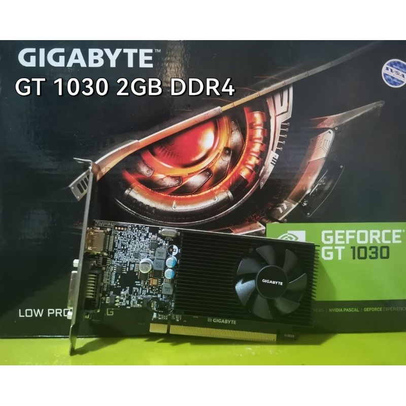 การ์ดจอ Gigabyte รุ่น Nvidia GeForce GT 1030 2GB DDR4 (no box)  สินค้ามือสอง ไม่มีกล่อง