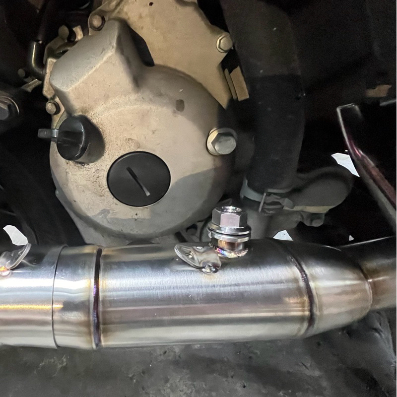 น็อตสแตนเลส งานกลึงcncอุดเซนเซอร์  คอท่อ Xmax Forza น็อตอุดเซนเซอร์ท่อพร้อมแหวนกันคลายสแตนเลส - รูปที่ 5