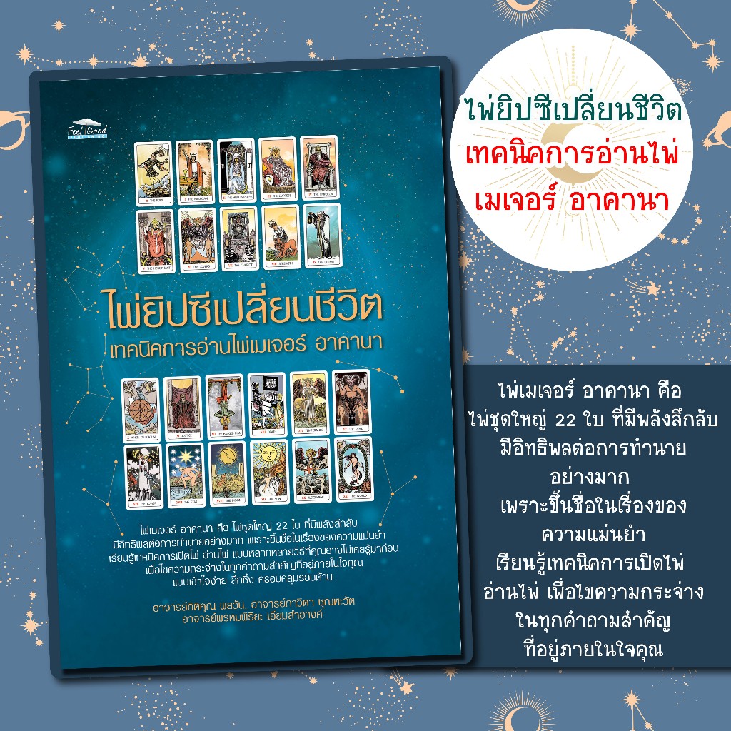 หนังสือ ไพ่ยิปซีเปลี่ยนชีวิต เทคนิคการอ่านไพ่เมเจอร์ อาคานา (บรรจุกล่อง)/อ.กิติคุณ,อ.ภาวิดา
