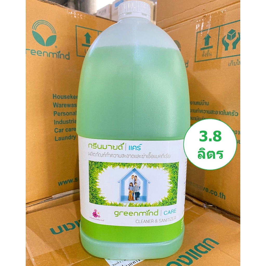 น้ำยาถูพื้น ฆ่าเชื้อ 3.8 ลิตร กรีนมายด์ แคร์ โรมานซ์ - SSE-CC003 (1 แกลลอน)