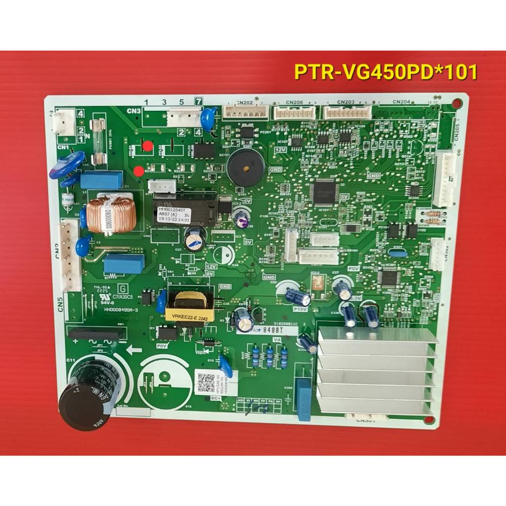 PTR-VG450PD*101 บอร์ดตู้เย็น Hitachi ใช้กับรุ่น   R-VG550PZ ,R-VG550PDX , R-VG450PDX