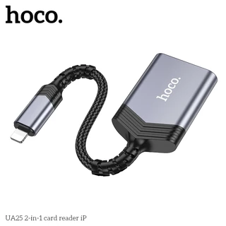HOCO UA25 การ์ดรีดเดอร์ สำหรับ iOS & Type-C to SD / TF card ความเร็วสูง 480Mbps รับไฟล์สูงสุด 2TB รองรับ OTG Reader hc5