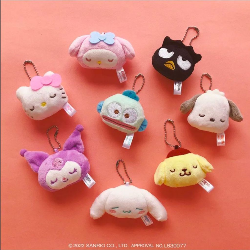 collection ใหม่🌟 ตุ๊กตาพวงกุญตแจซาริโอ้ขนาด 2 นิ้ว แท้ 100% Sanrio