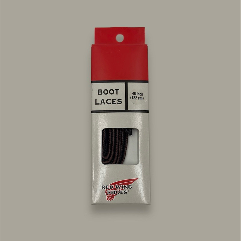 เชือกแท้ Red wing Black-Brown 48"