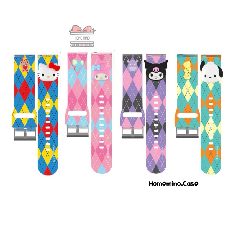 🌈 พร้อมส่ง ❤️ Sanrio Figure Hello Kitty / My Melody Watch Strap สายนาฬิกา ลิขสิทธิ์แท้