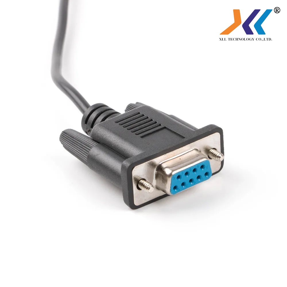 สาย DB9 rs232 9pin สายต่อตรง เมีย-เมีย (Female-Female) ยาว 1.5 เมตร - 5 เมตร