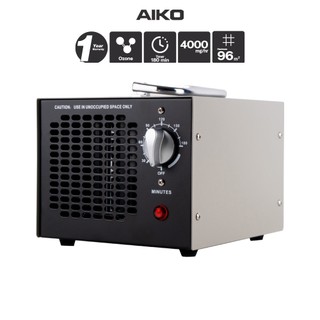 AIKO  HE-150R เครื่องผลิตโอโซน 4000 mg ฆ่าเชื้อโรคในอากาศ พื้นที่ 96 ตรม. กำจัดกลิ่น ฆ่าเชื้อโรค