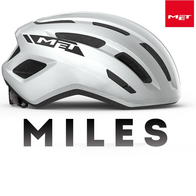 หมวกจักรยาน MET Miles สีเงา ทรงกว้าง Asian Fit คุณภาพเกินคุ้ม หมวก E-bike หมวกทัวร์ริ่ง