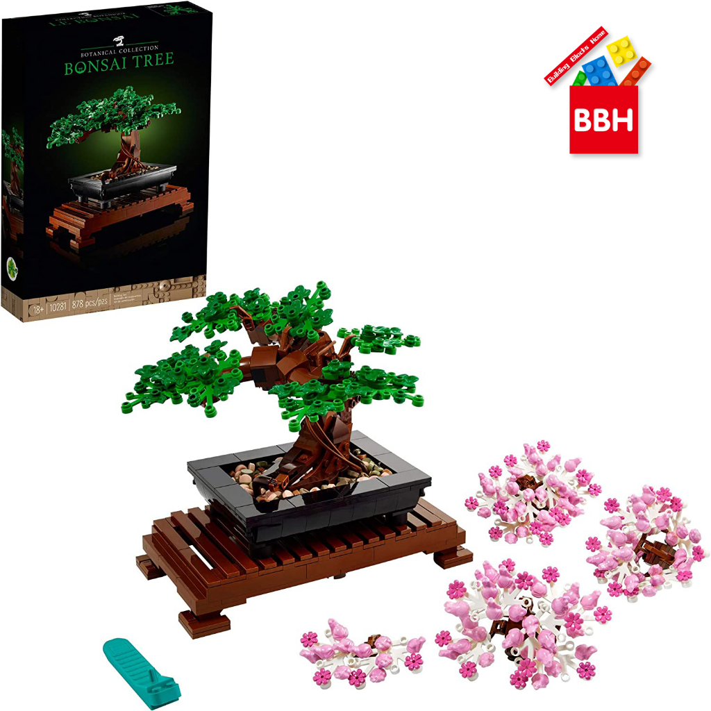 ⚡จัดส่งตลอด 24 ชั่วโมง ⚡Compatible LEGO Technic Toy Building Blocks potted plant 10281（878 +PCS）