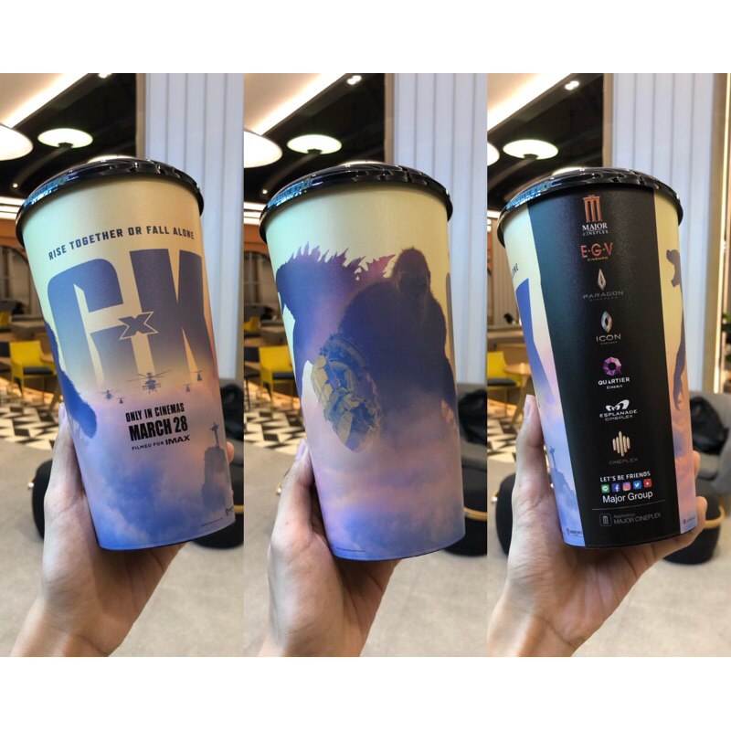 แก้วเมเจอร์ ลาย Godzilla x Kong: The New Empire (ของใหม่ไม่ผ่านการใช้งาน) แก้ว ก