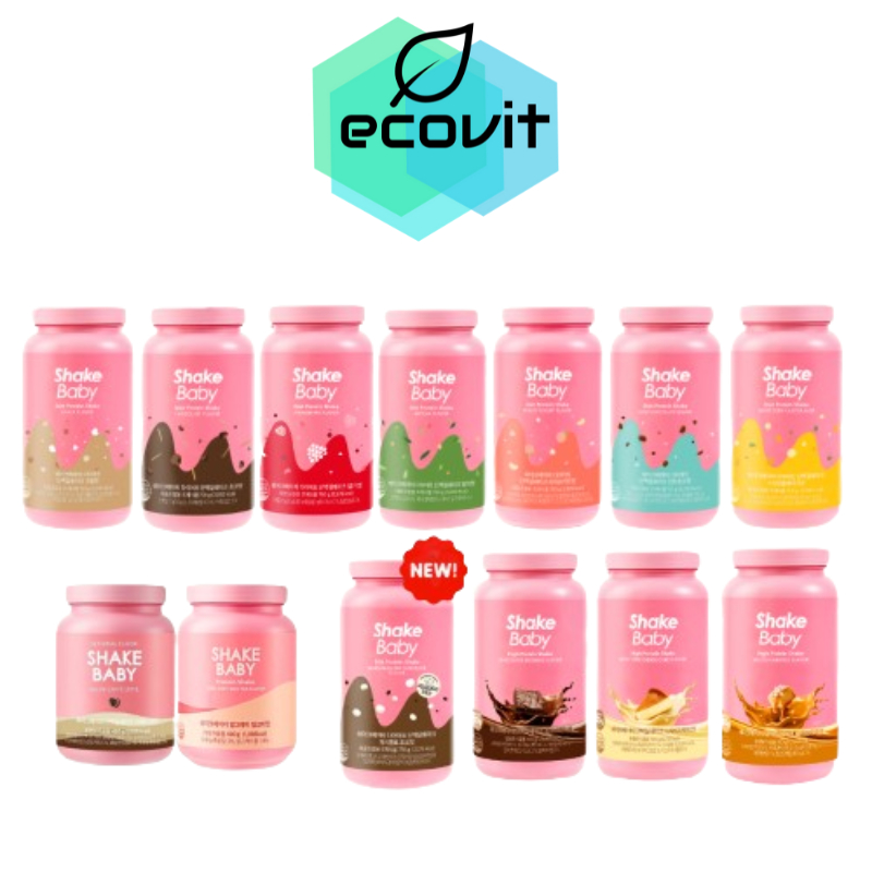 SHAKE BABY Diet Formular Protein Shake โปรตีนเชค 480g/750g (มีให้เลือก 14 รส) ช่วยลดน้ำหนัก