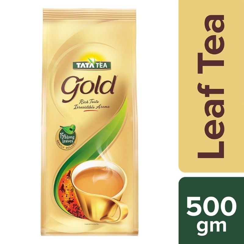 Tata Tea Gold |Premium Assam teas with Gently Rolled Aromatic Long Leaves | Rich &amp; Aromatic Chai |Black Tea | 500gm.
