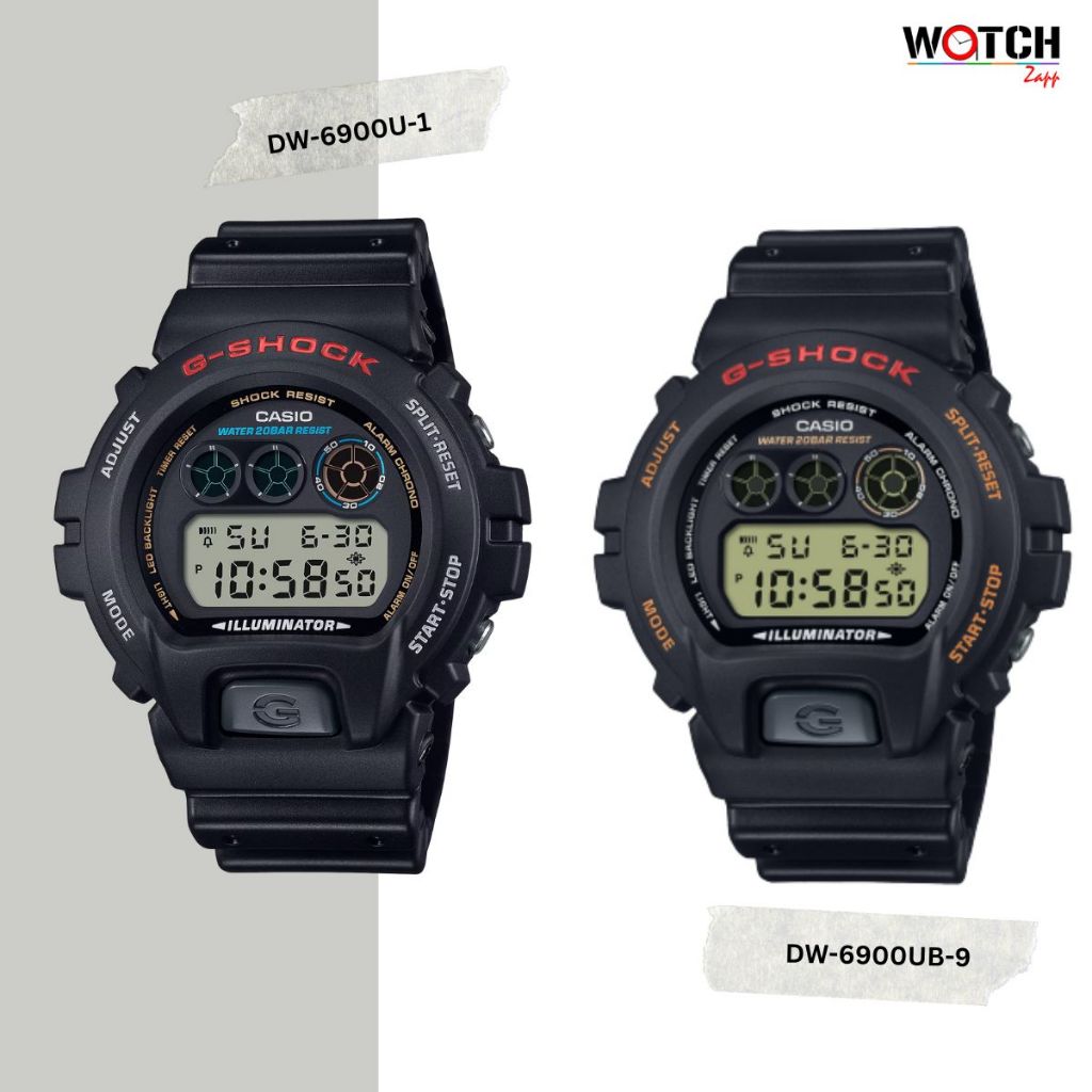นาฬิกา นาฬิกาข้อมือ Casio G-Shock Digital  Series DW-6900  DW-6900U-1 DW-6900UB-9