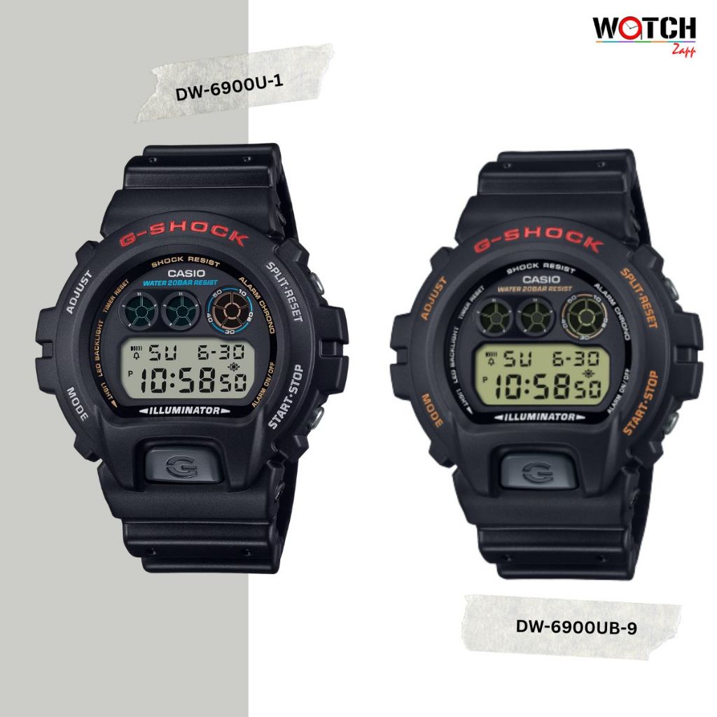 นาฬิกา นาฬิกาข้อมือ Casio G-Shock Digital  Series DW-6900  DW-6900U-1 DW-6900UB-9 DW-6900RL GLX-6900