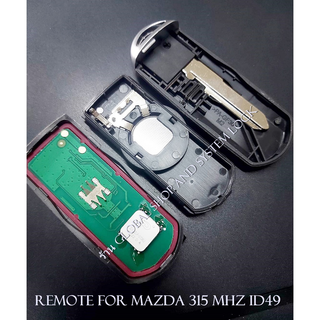 รีโมท Mazda 315Mhz ID49 SkyActiv 2 3 CX-3 CX-5 CX-8 2-3 ปุ่ม (ปี2018 ขึ้นไป) วงจรแท้​ พร้อมก้านกุญแจ ราคา ถูกที่สุด ดีลบีเคเค แกลเลอรีภาพที่ 3
