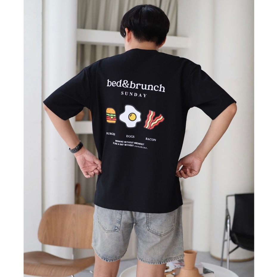 [ ส่งวันที่ 17 เมษา ] HIMSELF Oversized Tee - Bed&Brunch Collection