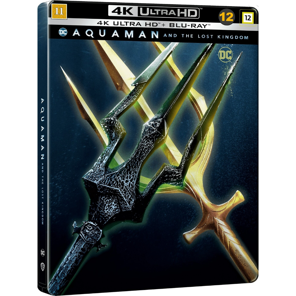 Aquaman and the Lost Kingdom (SteelBook Limited Trident Edition ) [4K Ultra HD + Blu-Ray] (ไม่มีไทย)