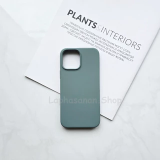 i7-17Promax เคสซิลิโคน Silicone Case สีเขียวเข้ม สีทหาร สีเขียวหม่น พร้อมส่ง