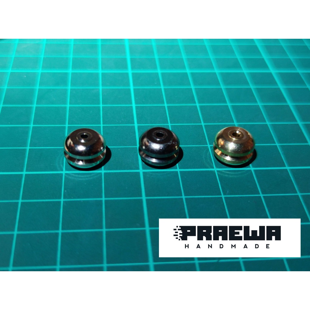 [1 ชิ้น] ตุ้มถ่วง ตุ้มมีเดียม2ชั้น ผิวเงา สำหรับ รถ Mini4wd - Adjustable Mass Dampers