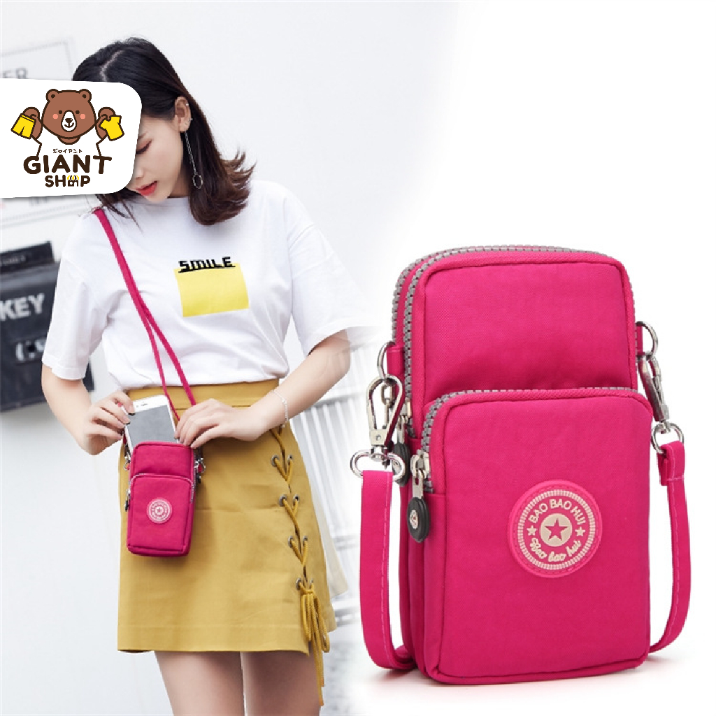 GIANTSHOP กระเป๋าแฟชั่นขนาดเล็ก ใส่มือถือ (O-1543)
