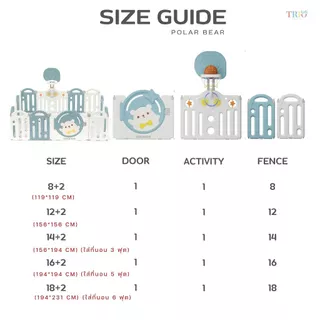 Ozone คอกกั้นเด็กพับได้ POLAR BEAR คอกกั้นเด็ก คอกเด็ก แป้นบาส ลูกบาส รุ่น โพลาแบร์ สำหรับเด็ก แข็งแรง