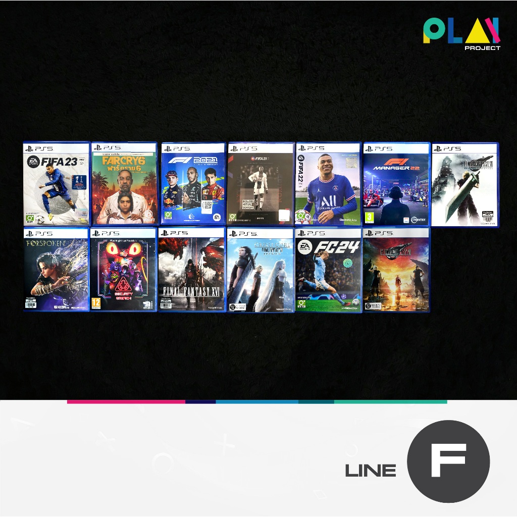 เกม PS5 Playstation5 [มือสอง] [มือ2] (รายชื่อตัวอักษร F ) [มือสอง] [มือ2] [เกม Playstation]