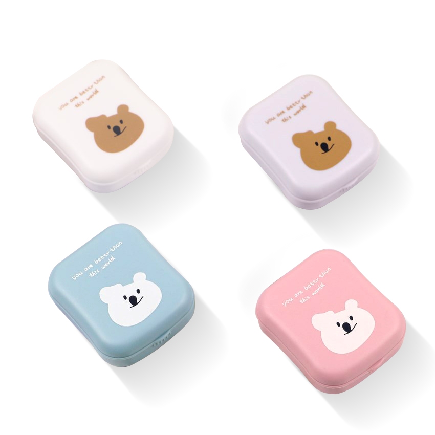 {COD}-Eyeshareข้อเสนอพิเศษ เคสคอนแทคเลนส์ชุดเล็ก （ตลับคอนแทคเลนส์มีกระจกในตัว+คลิปหนีบ）จัดส่งภายใน 24 ชั่วโมง