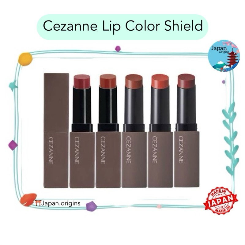 🇯🇵⛩️ Cezanne Lip Color Shield ลิปคัลเลอร์ชิลด์ ของแท้นำเข้าจากญี่ปุ่น
