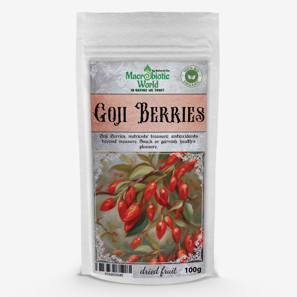 Organic/Bio Dried Goji Berries | โกจิเบอร์รี่ ตากแห้ง 100g