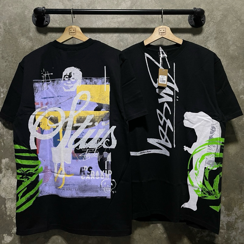 Stussy David Carson Dino Tee Black Official